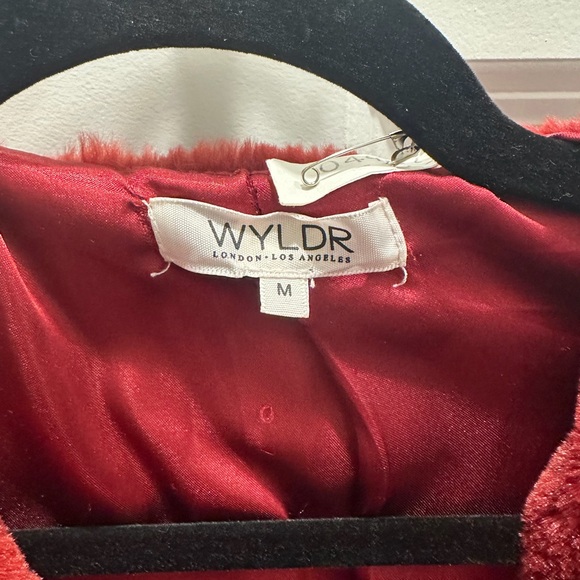 WYLDR Burgundy Teddy Jacket - Picture 3 of 7